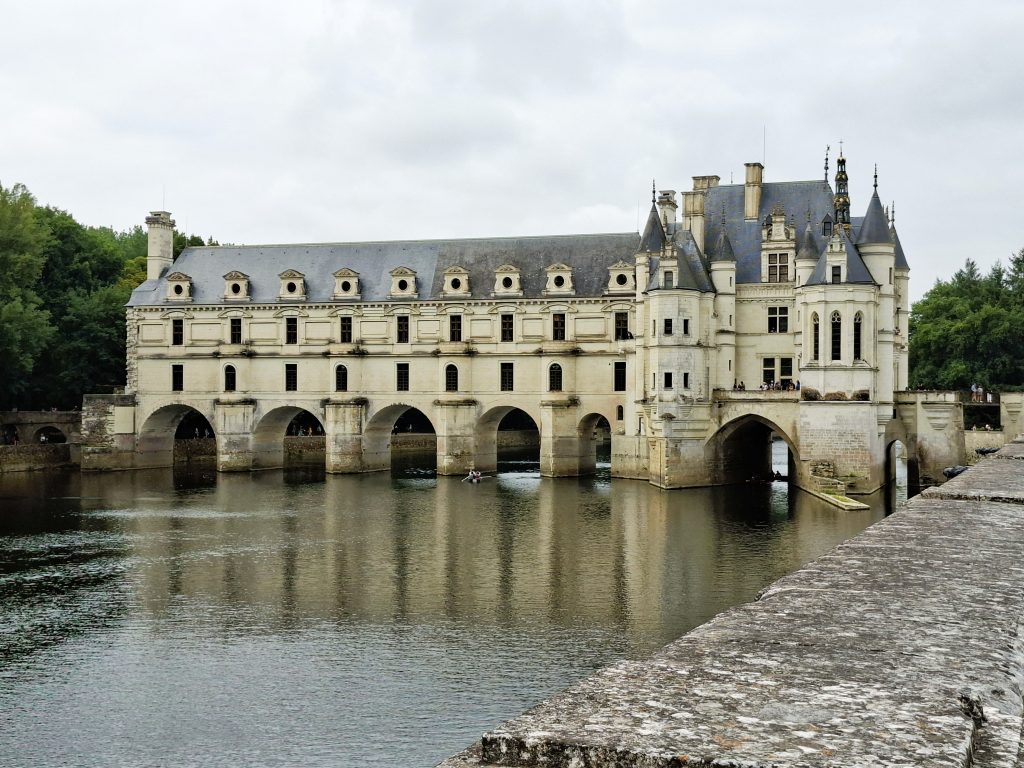 Das Schloss Chenonceau an der Cher. 